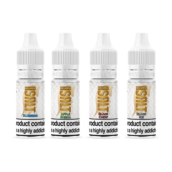 10mg Britannia Salts 10ml Nic Salts (50VG/50PG)Vaping ProductsBritannia SaltsVaperr Shop