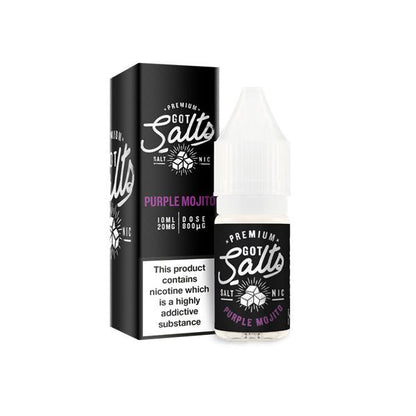 10mg Got Salts 10ml Nic Salts (50VG/50PG)Vaping ProductsGot SaltsVaperr Shop