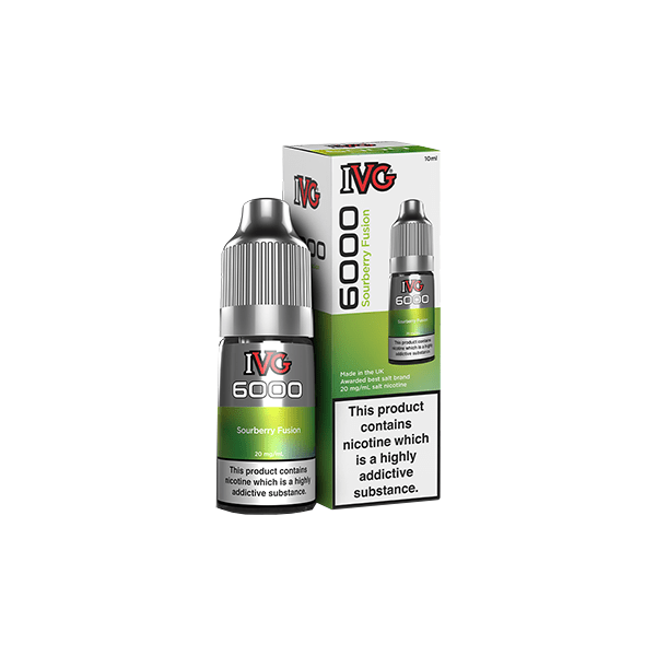 10mg IVG 6000 10ml Nic Salts (50VG/50PG)Vaping ProductsIVGVaperr Shop