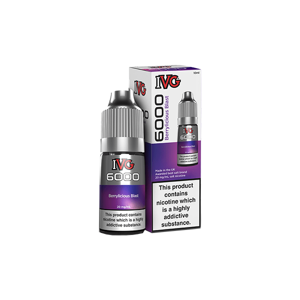 10mg IVG 6000 10ml Nic Salts (50VG/50PG)Vaping ProductsIVGVaperr Shop