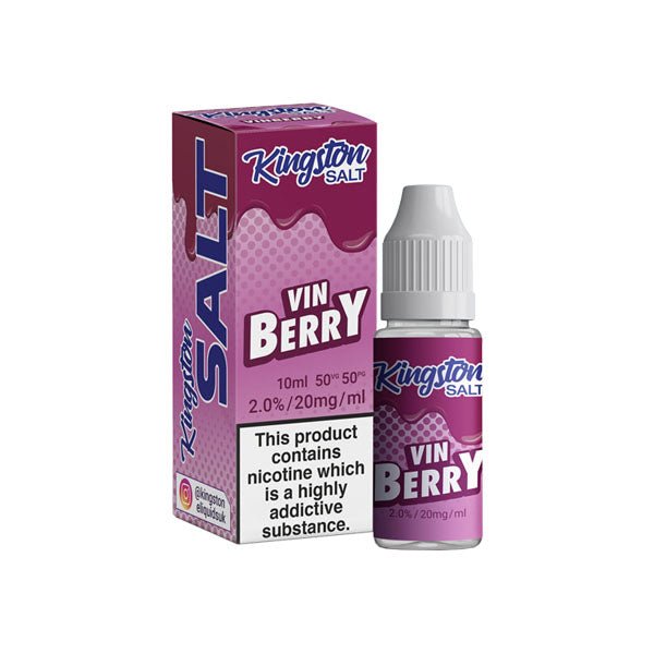 10mg Kingston Salts 10ml Nic Salts (50VG/50PG)Vaping ProductsKingstonVaperr Shop