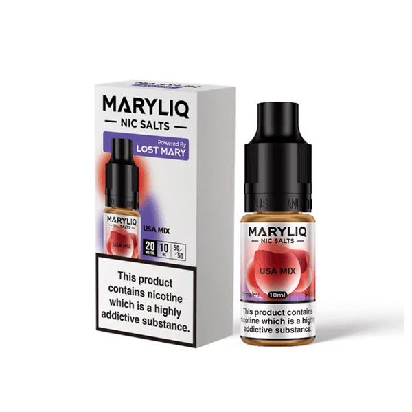 10mg MARYLIQ Nic Salt By Lost Mary 10ml (50VG/50PG)Vaping ProductsLost MaryVaperrShop