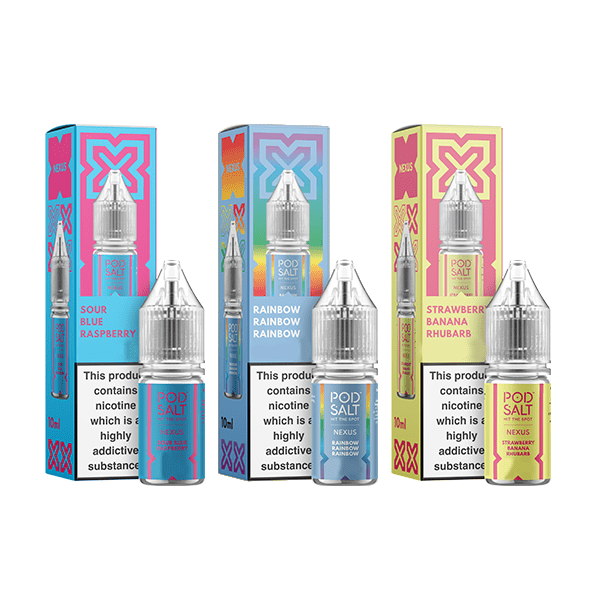 10mg Pod Salt Nexus 10ml Nic Salt (50VG/50PG)Vaping ProductsPod SaltVaperr Shop