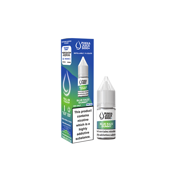10mg Pukka Juice 5000+ 10ml Nic Salt (50VG/50PG)Vaping ProductsPukka JuiceVaperr Shop