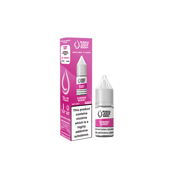 10mg Pukka Juice 5000+ 10ml Nic Salt (50VG/50PG)Vaping ProductsPukka JuiceVaperr Shop