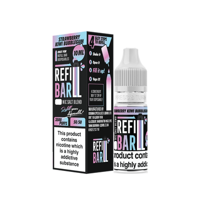 10mg Refill Bar Salts 10ml Nic Salts (50VG/50PG)Vaping ProductsRefill BarVaperr Shop