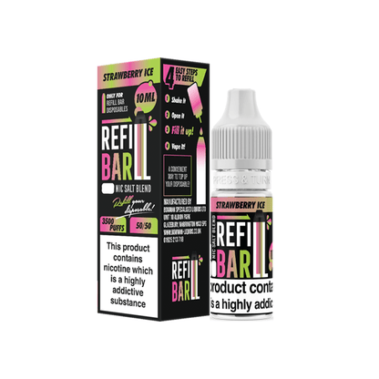 10mg Refill Bar Salts 10ml Nic Salts (50VG/50PG)Vaping ProductsRefill BarVaperr Shop