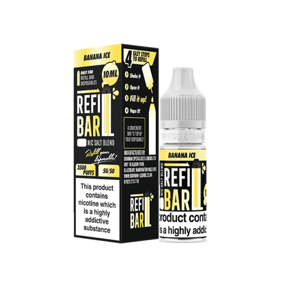 10mg Refill Bar Salts 10ml Nic Salts (50VG/50PG)Vaping ProductsRefill BarVaperr Shop