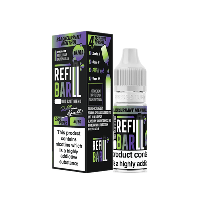 10mg Refill Bar Salts 10ml Nic Salts (50VG/50PG)Vaping ProductsRefill BarVaperr Shop