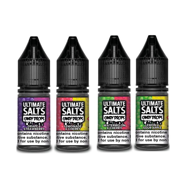 10MG Ultimate Puff Salts Candy Drops 10ML Flavoured Nic SaltsVaping ProductsUltimate PuffVaperr Shop