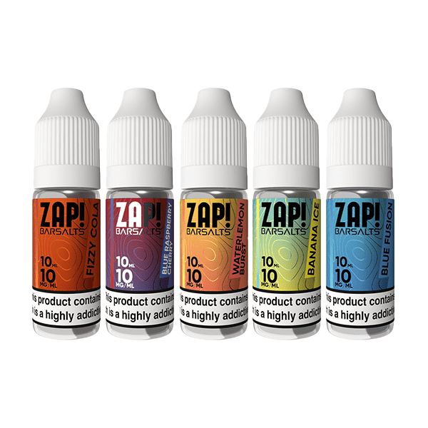 10mg ZAP! Bar Salts Nic Salt 10ml (50VG/50PG)Vaping ProductsZap! JuiceVaperr Shop