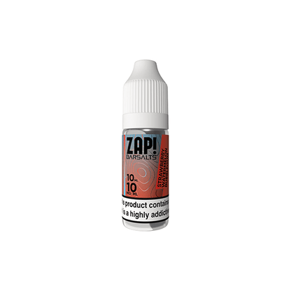 10mg ZAP! Bar Salts Nic Salt 10ml (50VG/50PG)Vaping ProductsZap! JuiceVaperr Shop