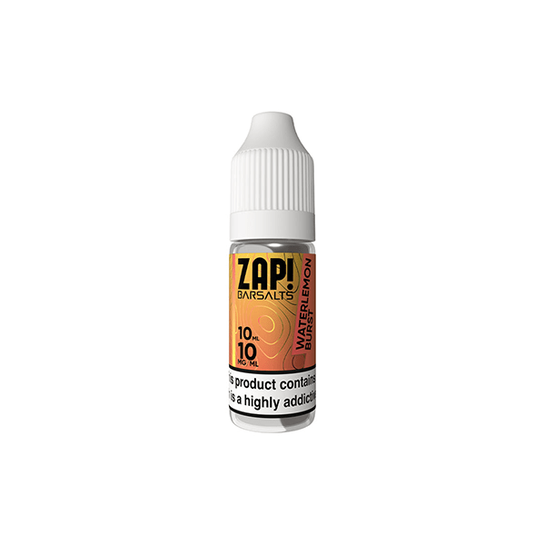 10mg ZAP! Bar Salts Nic Salt 10ml (50VG/50PG)Vaping ProductsZap! JuiceVaperr Shop