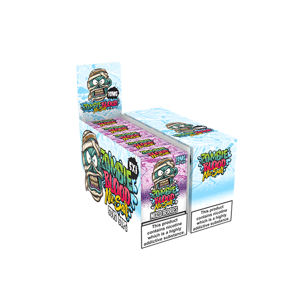 10mg Zombie Blood 10ml Nic Salts - Pack Of 5 (50VG/50PG)Vaping ProductsZombie BloodVaperr Shop
