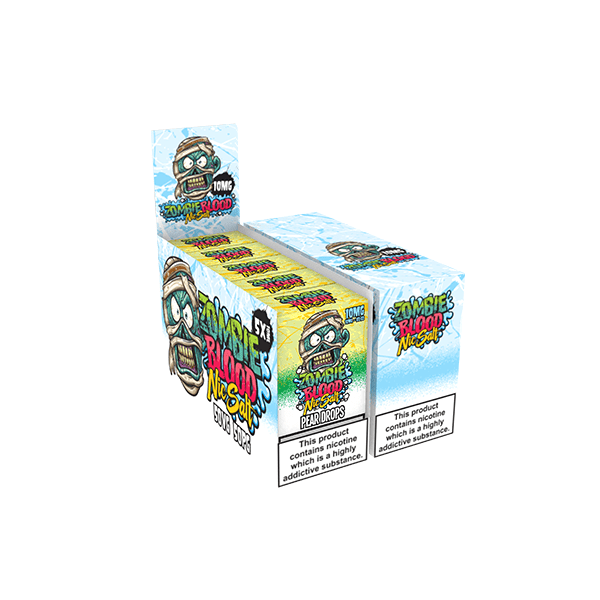 10mg Zombie Blood 10ml Nic Salts - Pack Of 5 (50VG/50PG)Vaping ProductsZombie BloodVaperr Shop