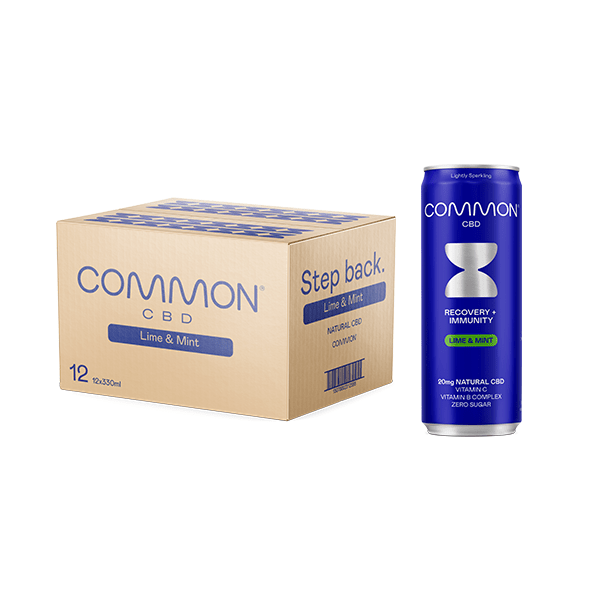 12 x COMMON 20mg CBD Lime & Mint Sparkling Drink - 330mlCBD ProductsCommonVaperr Shop