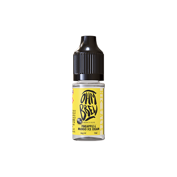 12mg Ohm Brew Balanced Blend 10ml Nic Salts (50VG/50PG)Vaping ProductsOhm BrewVaperr Shop