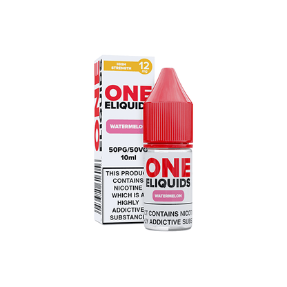 12mg One E - Liquids Flavoured Nicotine E - Liquid 10ml (50VG/50PG)Vaping ProductsOne EliquidsVaperr Shop