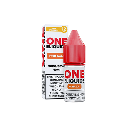 12mg One E - Liquids Flavoured Nicotine E - Liquid 10ml (50VG/50PG)Vaping ProductsOne EliquidsVaperr Shop