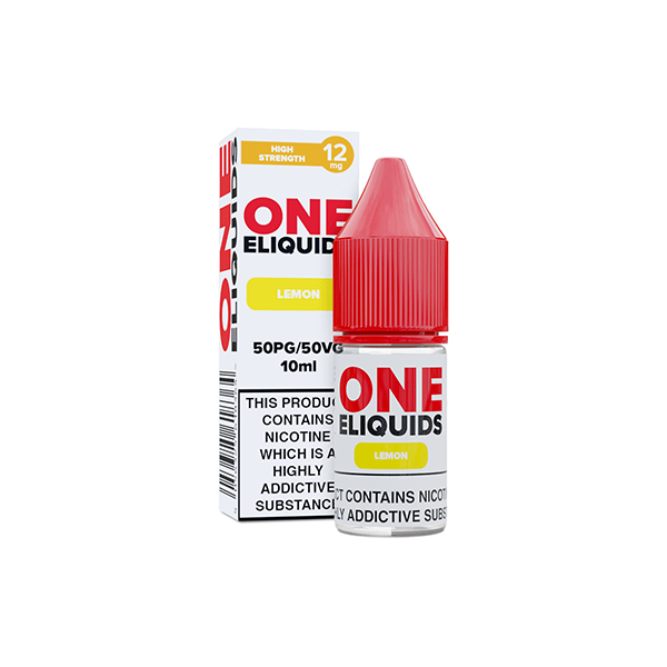 12mg One E - Liquids Flavoured Nicotine E - Liquid 10ml (50VG/50PG)Vaping ProductsOne EliquidsVaperr Shop