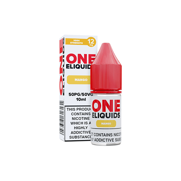 12mg One E - Liquids Flavoured Nicotine E - Liquid 10ml (50VG/50PG)Vaping ProductsOne EliquidsVaperr Shop