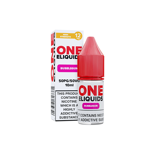 12mg One E - Liquids Flavoured Nicotine E - Liquid 10ml (50VG/50PG)Vaping ProductsOne EliquidsVaperr Shop