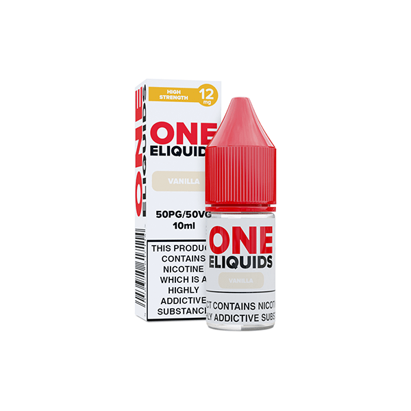 12mg One E - Liquids Flavoured Nicotine E - Liquid 10ml (50VG/50PG)Vaping ProductsOne EliquidsVaperr Shop