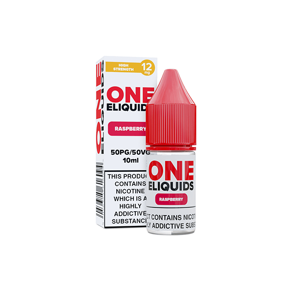 12mg One E - Liquids Flavoured Nicotine E - Liquid 10ml (50VG/50PG)Vaping ProductsOne EliquidsVaperr Shop