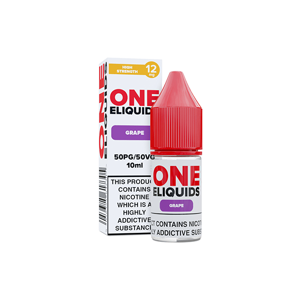 12mg One E - Liquids Flavoured Nicotine E - Liquid 10ml (50VG/50PG)Vaping ProductsOne EliquidsVaperr Shop