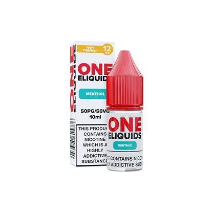 12mg One E - Liquids Flavoured Nicotine E - Liquid 10ml (50VG/50PG)Vaping ProductsOne EliquidsVaperr Shop
