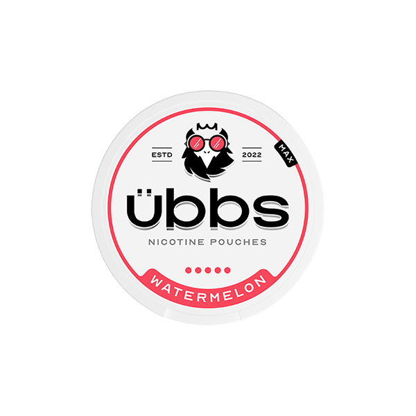 14mg Übbs Watermelon Ice Max Strength Nicotine Pouches - 20 PouchesSmoking ProductsÜbbsVaperr Shop