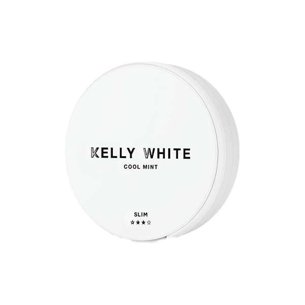 15mg Kelly White Slim Medium Cool Mint Nicotine Pouches - 20 PouchesSmoking ProductsKelly WhiteVaperr Shop