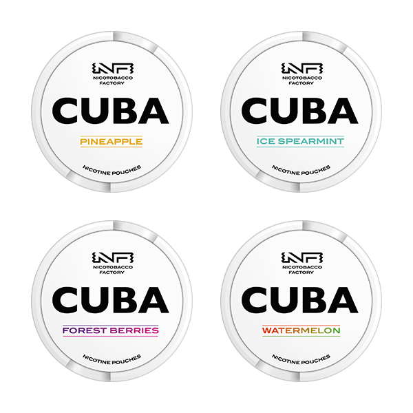 16mg CUBA White Nicotine Pouches - 25 PouchesSmoking ProductsCUBAVaperr Shop