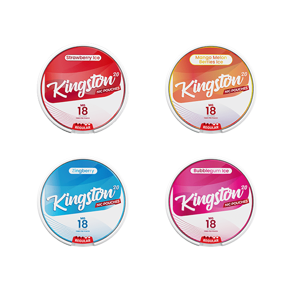 18mg Kingston Nicotine Pouches - 20 PouchesSmoking ProductsKingstonVaperr Shop