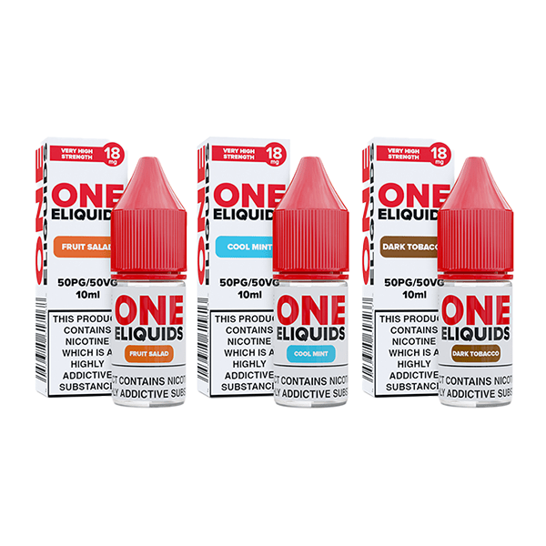 18mg One E - Liquids Flavoured Nicotine E - Liquid 10ml (50VG/50PG)Vaping ProductsOne EliquidsVaperr Shop
