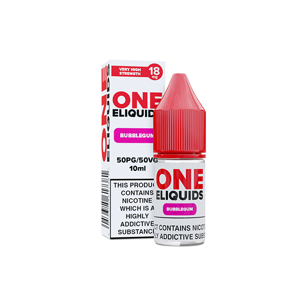 18mg One E - Liquids Flavoured Nicotine E - Liquid 10ml (50VG/50PG)Vaping ProductsOne EliquidsVaperr Shop