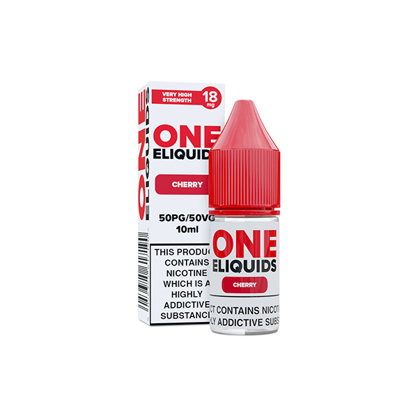 18mg One E - Liquids Flavoured Nicotine E - Liquid 10ml (50VG/50PG)Vaping ProductsOne EliquidsVaperr Shop