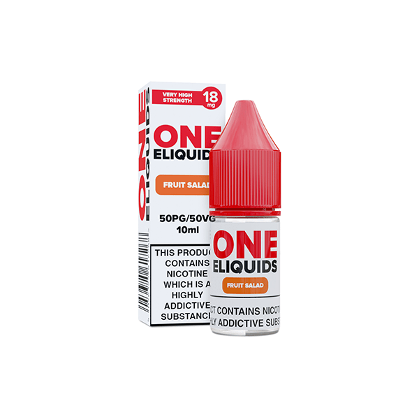 18mg One E - Liquids Flavoured Nicotine E - Liquid 10ml (50VG/50PG)Vaping ProductsOne EliquidsVaperr Shop