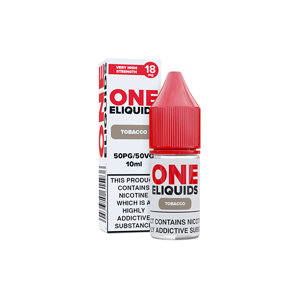 18mg One E - Liquids Flavoured Nicotine E - Liquid 10ml (50VG/50PG)Vaping ProductsOne EliquidsVaperr Shop