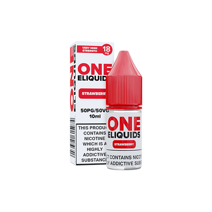 18mg One E - Liquids Flavoured Nicotine E - Liquid 10ml (50VG/50PG)Vaping ProductsOne EliquidsVaperr Shop
