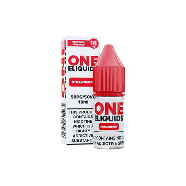 18mg One E - Liquids Flavoured Nicotine E - Liquid 10ml (50VG/50PG)Vaping ProductsOne EliquidsVaperr Shop