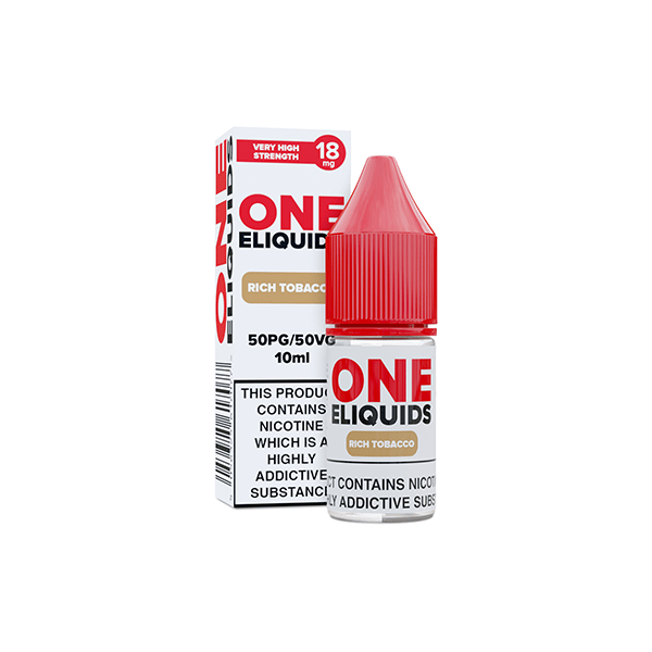18mg One E - Liquids Flavoured Nicotine E - Liquid 10ml (50VG/50PG)Vaping ProductsOne EliquidsVaperr Shop