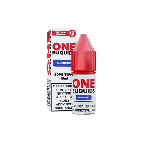 18mg One E - Liquids Flavoured Nicotine E - Liquid 10ml (50VG/50PG)Vaping ProductsOne EliquidsVaperr Shop