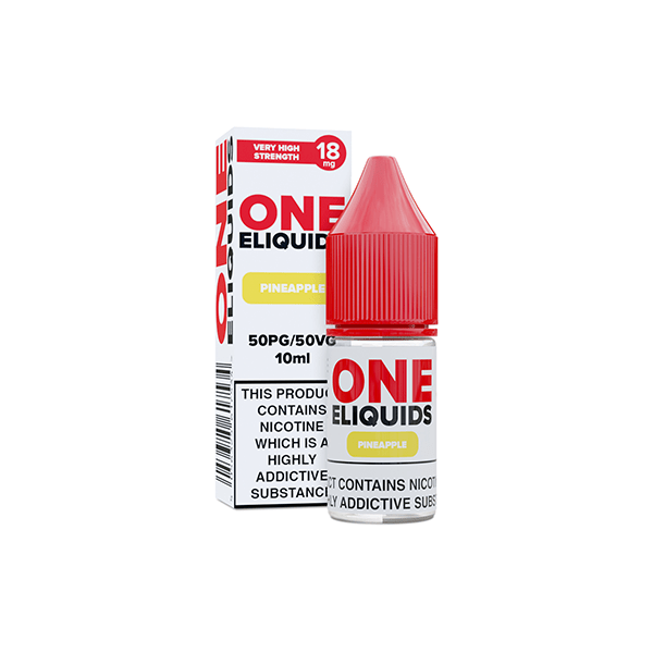 18mg One E - Liquids Flavoured Nicotine E - Liquid 10ml (50VG/50PG)Vaping ProductsOne EliquidsVaperr Shop
