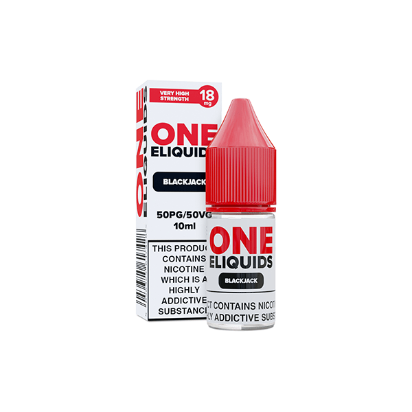 18mg One E - Liquids Flavoured Nicotine E - Liquid 10ml (50VG/50PG)Vaping ProductsOne EliquidsVaperr Shop