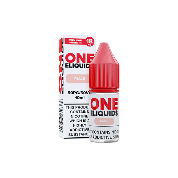 18mg One E - Liquids Flavoured Nicotine E - Liquid 10ml (50VG/50PG)Vaping ProductsOne EliquidsVaperr Shop