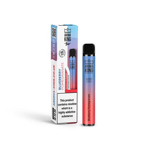 20mg Aroma King Bar 600 Disposable Vape Device 600 PuffsVaping ProductsAroma KingVaperr Shop