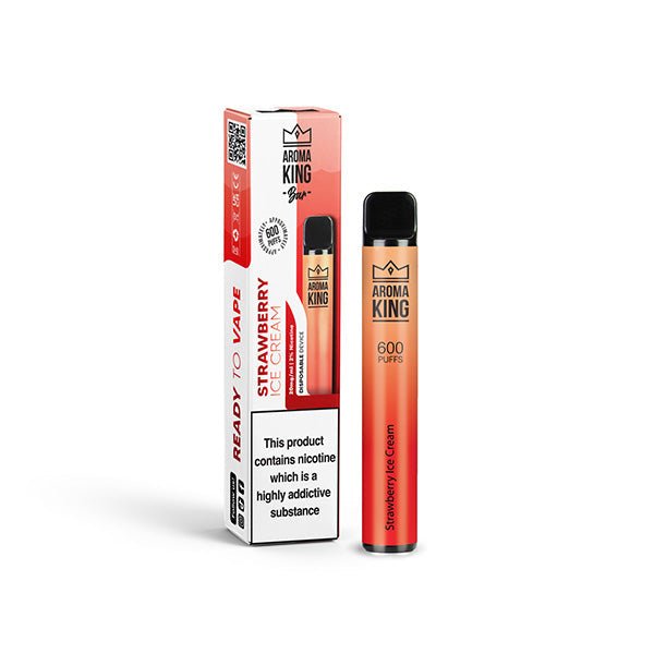 20mg Aroma King Bar 600 Disposable Vape Device 600 PuffsVaping ProductsAroma KingVaperr Shop