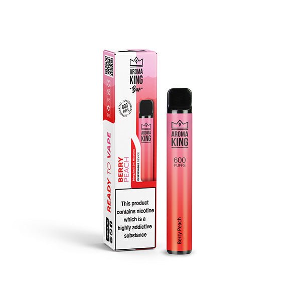 20mg Aroma King Bar 600 Disposable Vape Device 600 PuffsVaping ProductsAroma KingVaperr Shop