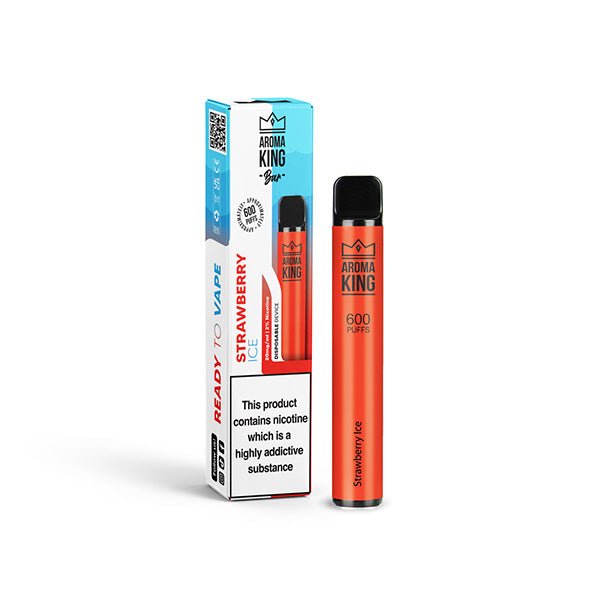 20mg Aroma King Bar 600 Disposable Vape Device 600 PuffsVaping ProductsAroma KingVaperr Shop